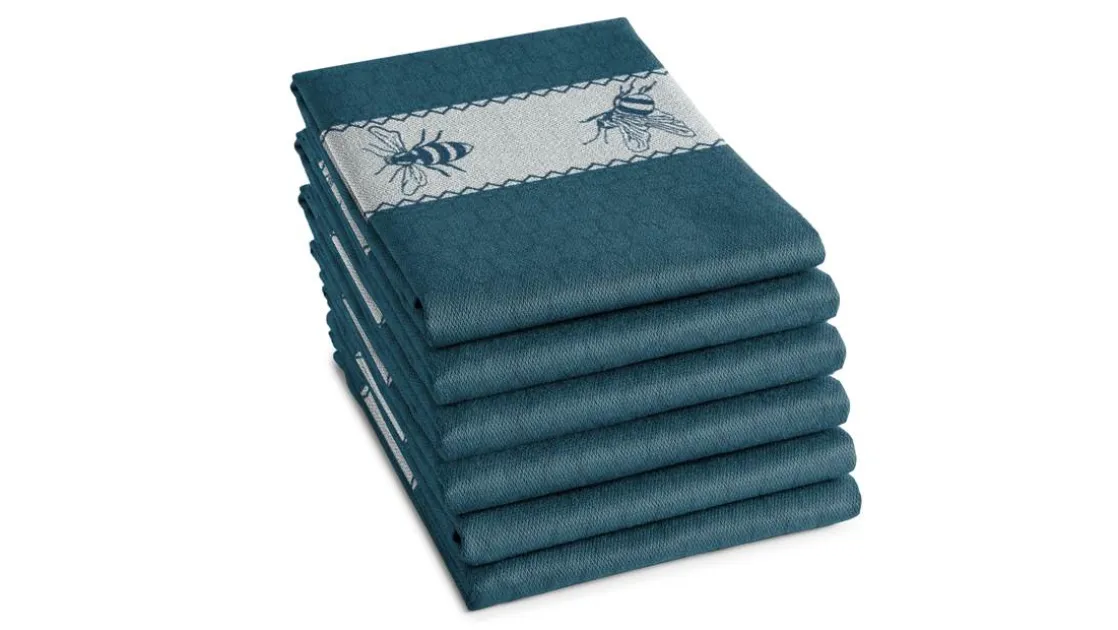 Bees theedoek (set van 6)