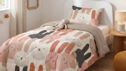 Bunnyhop wasbaar dekbed