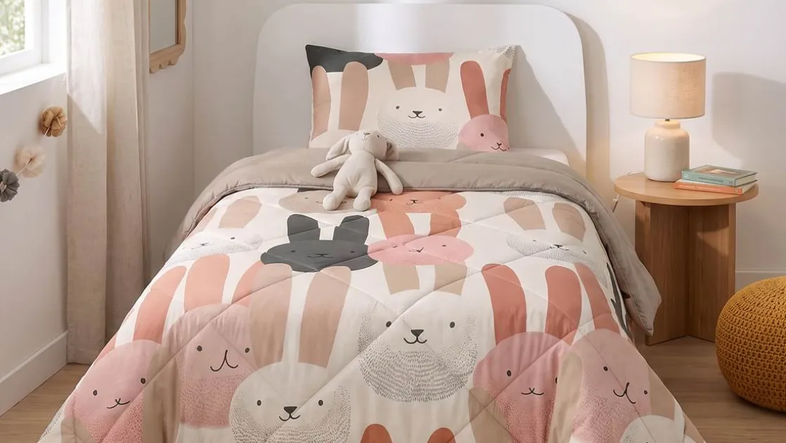 Bunnyhop wasbaar dekbed