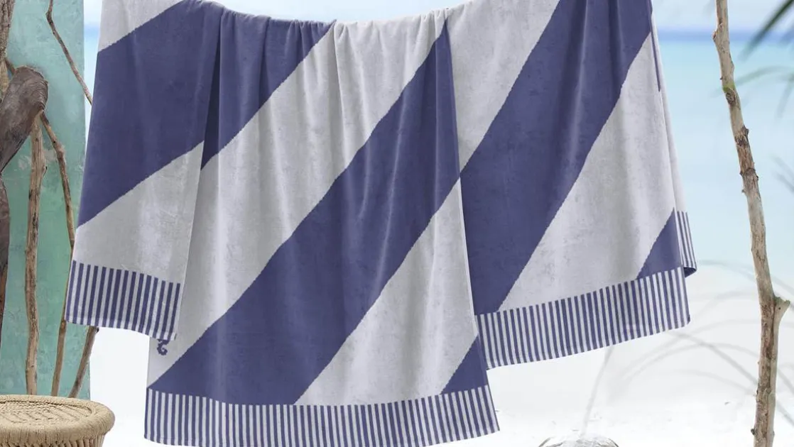 Colorblock Stripe strandlaken