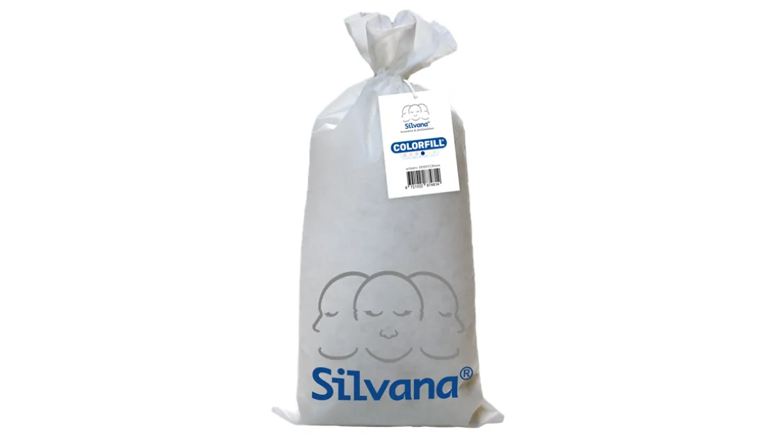 Colorfill Blauw kussenvulling voor medium-stevig kussen