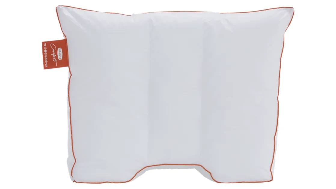 Comfort Oranje synthetisch zacht hoofdkussen