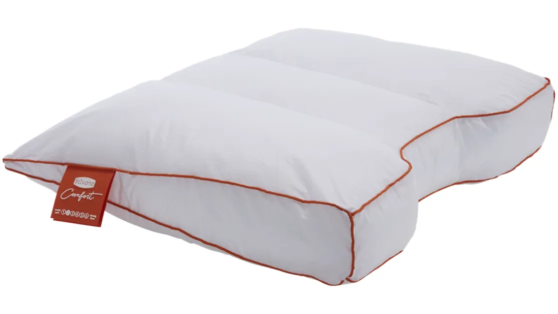 Comfort Oranje synthetisch zacht hoofdkussen