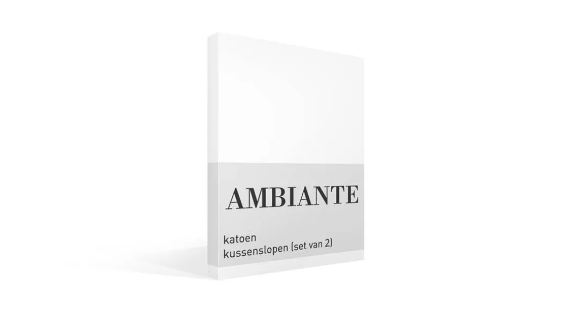 Cotton Uni kussenslopen (set van 2)