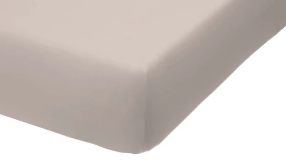 Cotton Uni split-topper hoeslaken