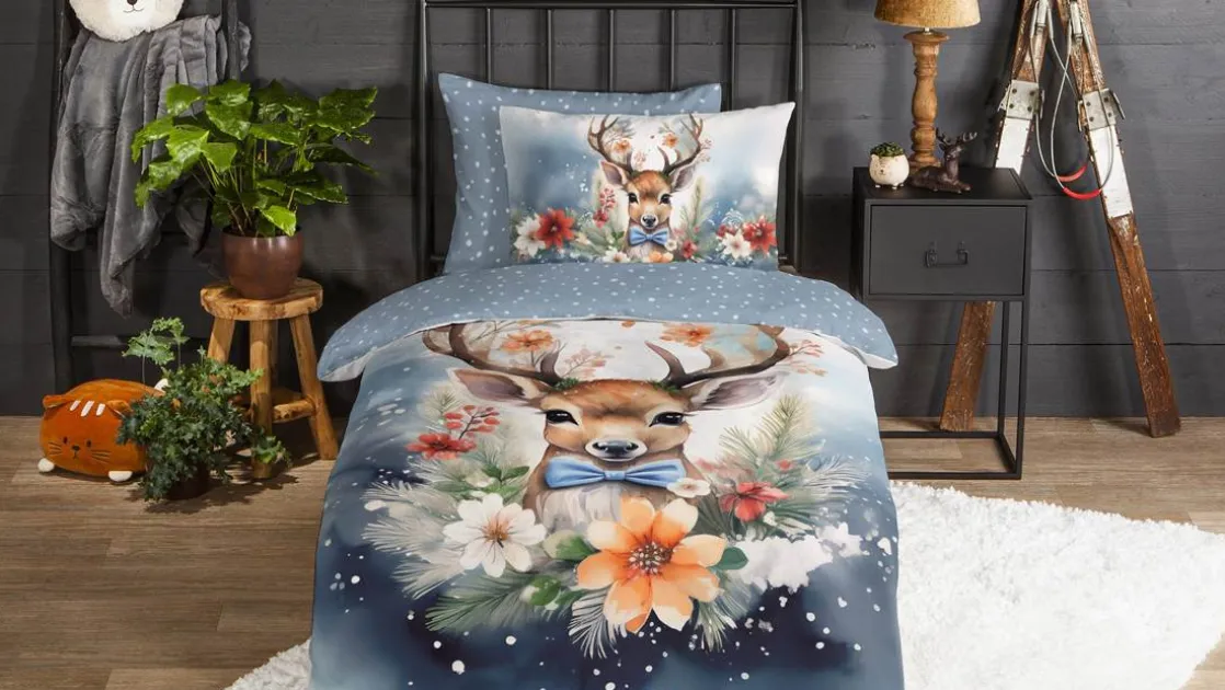 Cupid flanel dekbedovertrek