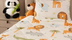 Dierentuin wasbaar dekbed