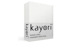 Edo katoen-satijn hoeslaken extra hoog