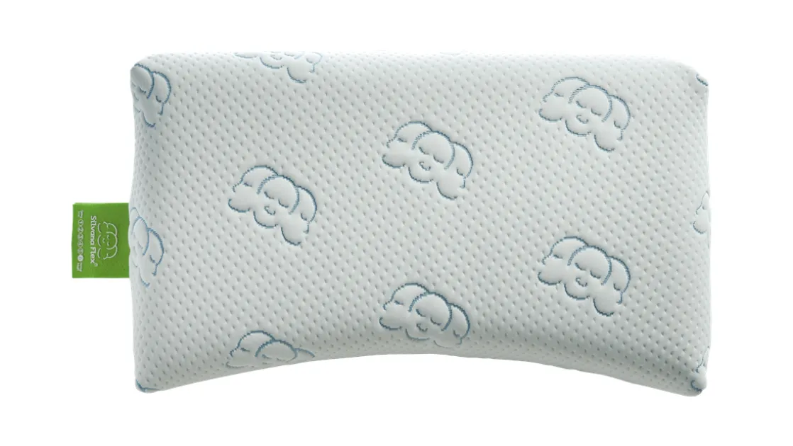 Flex Groen latex medium hoofdkussen