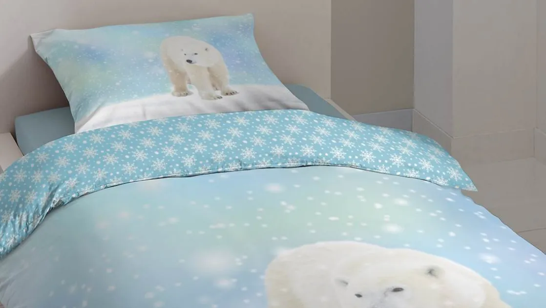 Icebear flanel dekbedovertrek