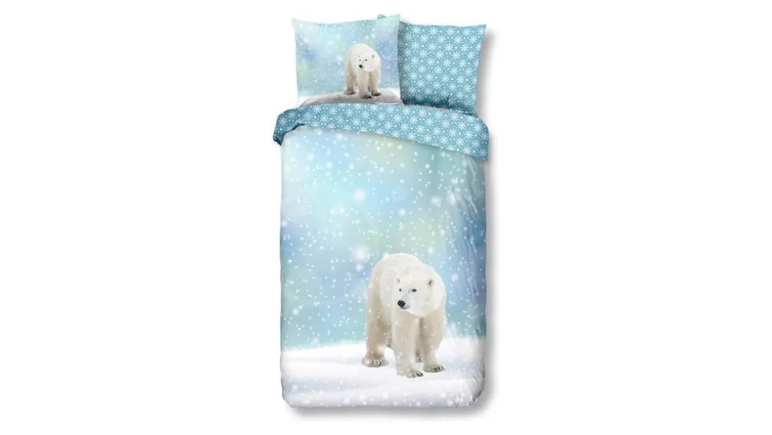 Icebear flanel dekbedovertrek