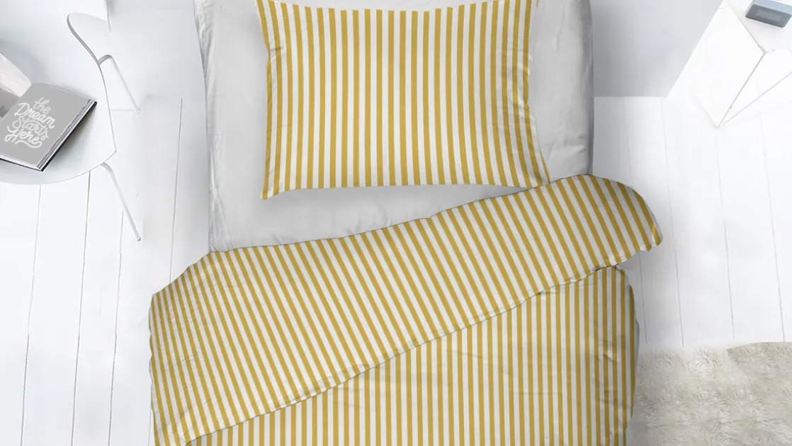 Iris flanel dekbedovertrek