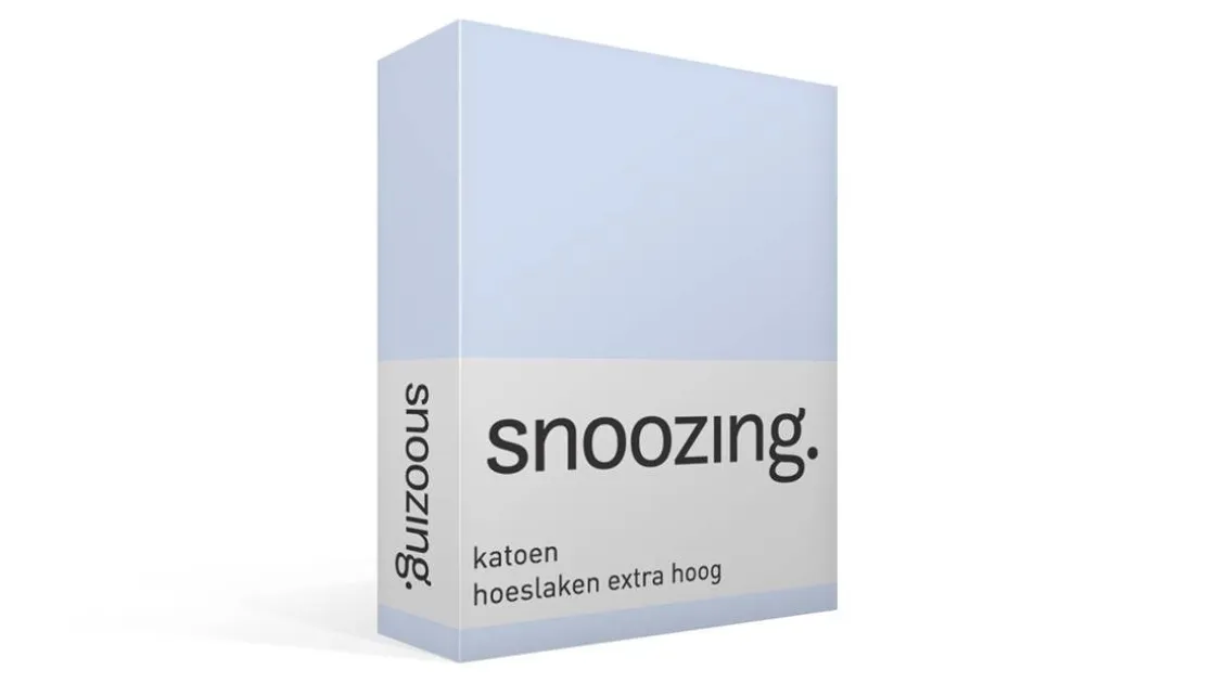 katoen hoeslaken extra hoog