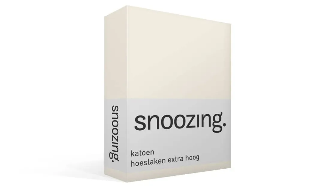 katoen hoeslaken extra hoog