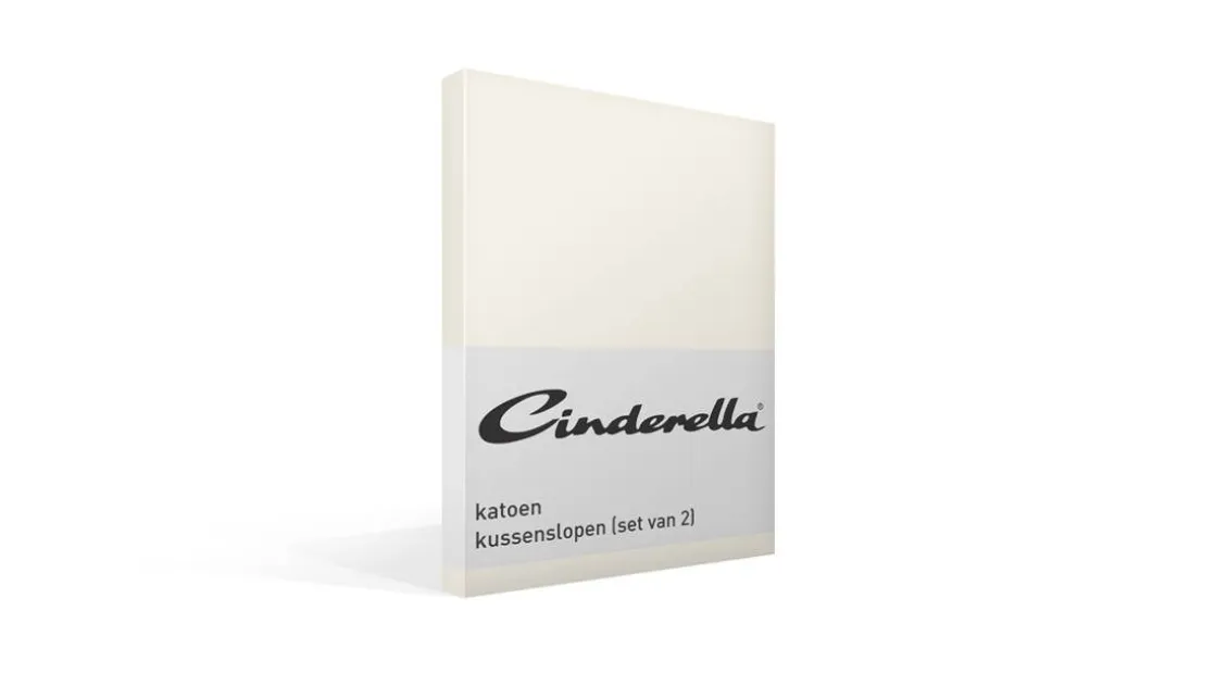 katoen kussenslopen (set van 2)