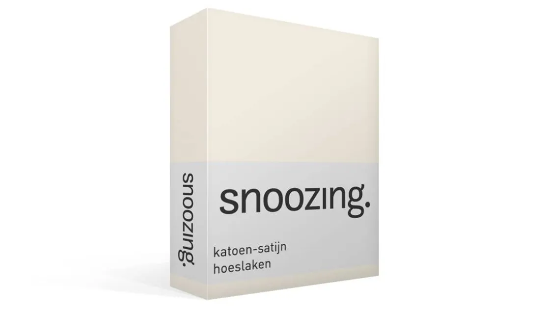 katoen-satijn hoeslaken