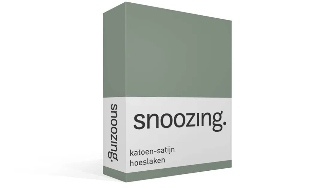 katoen-satijn hoeslaken