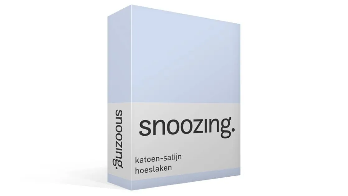 katoen-satijn hoeslaken