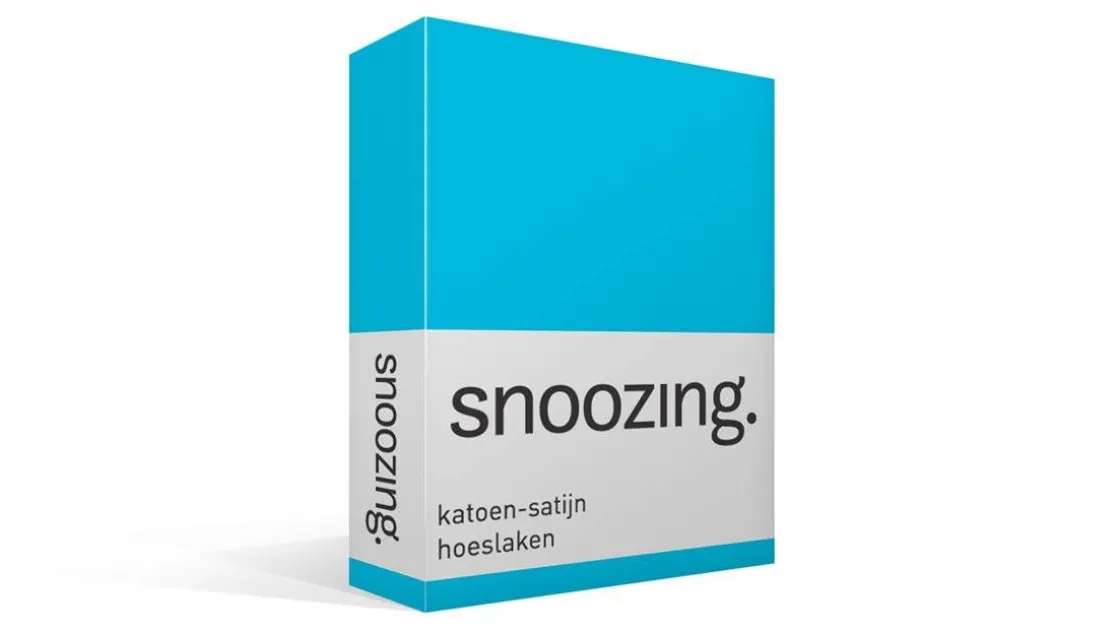 katoen-satijn hoeslaken