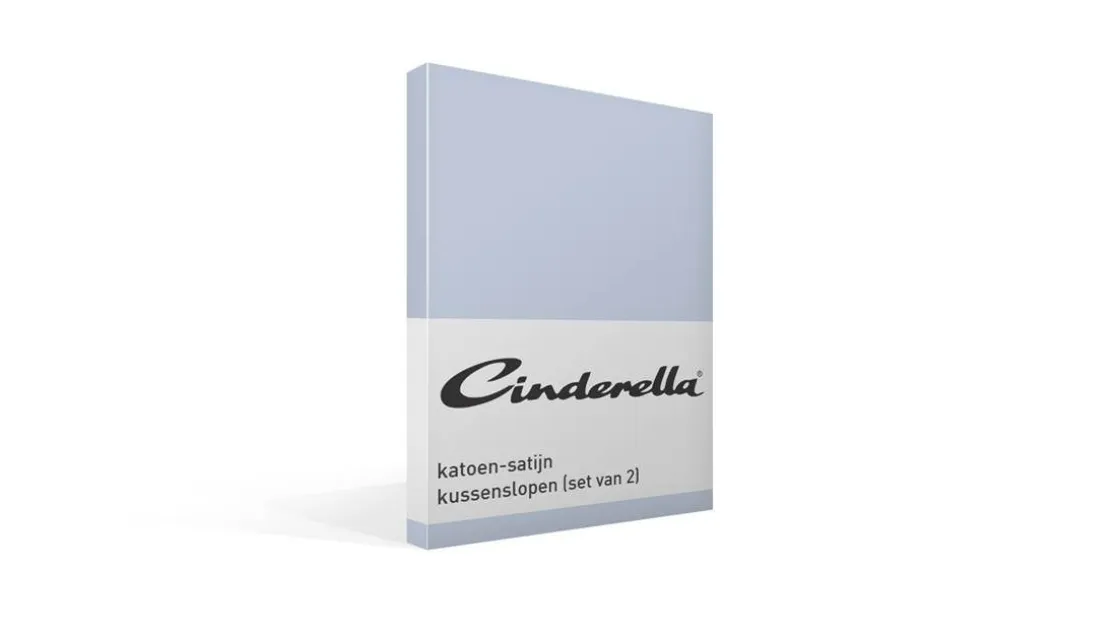 katoen-satijn kussenslopen (set van 2)
