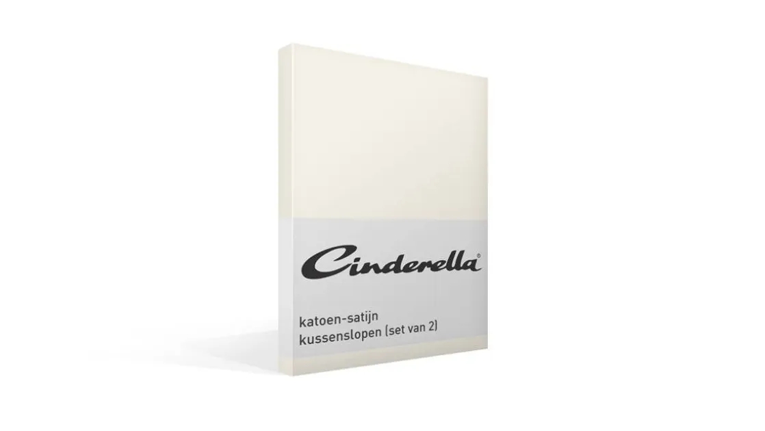 katoen-satijn kussenslopen (set van 2)