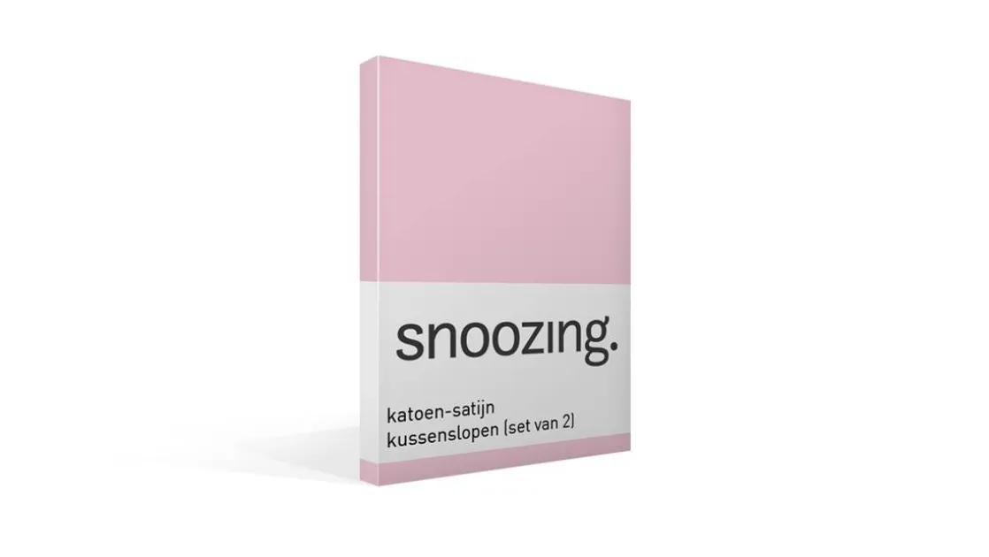 katoen-satijn kussenslopen (set van 2)