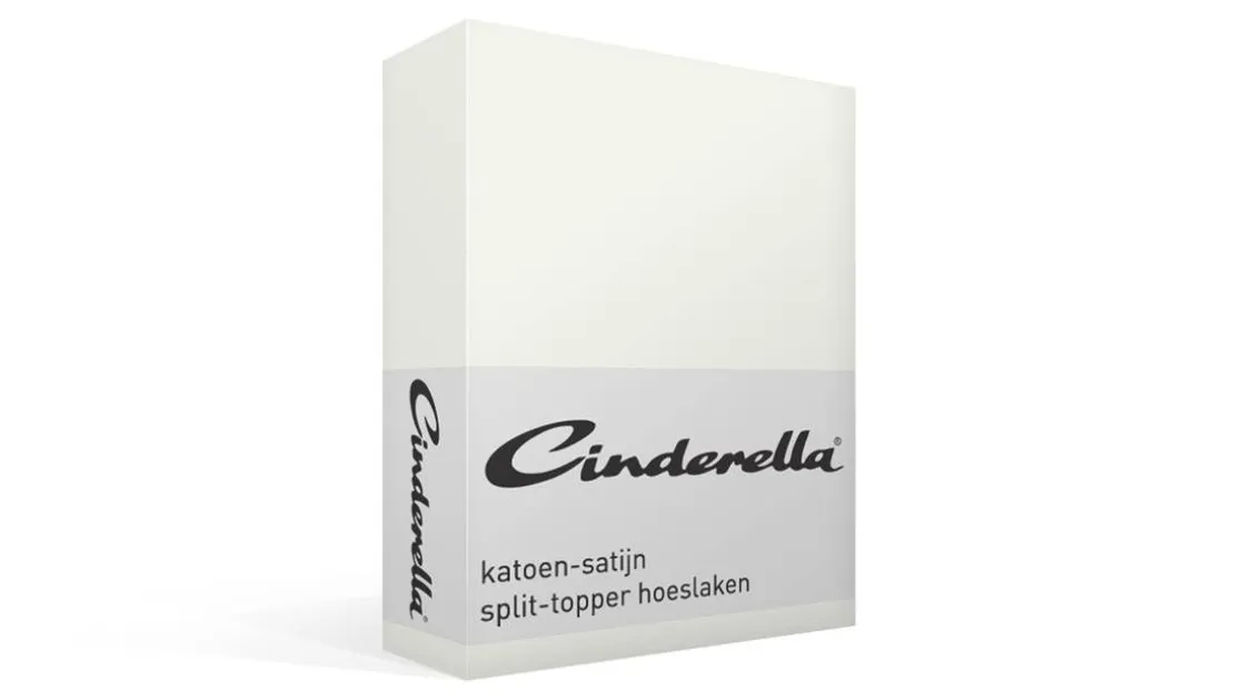 katoen-satijn split-topper hoeslaken