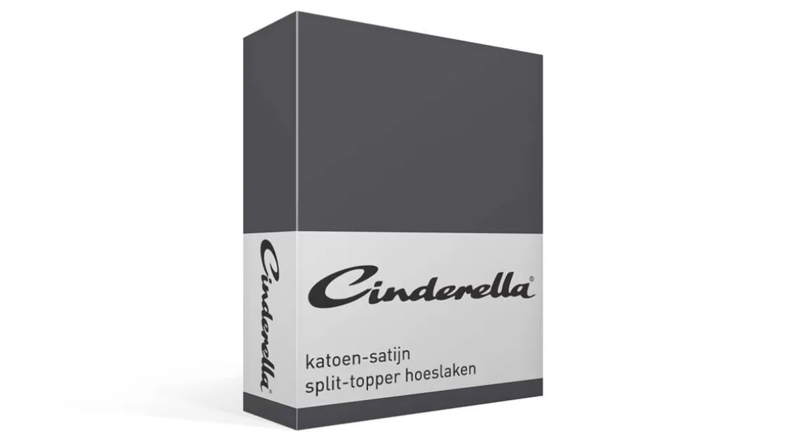 katoen-satijn split-topper hoeslaken