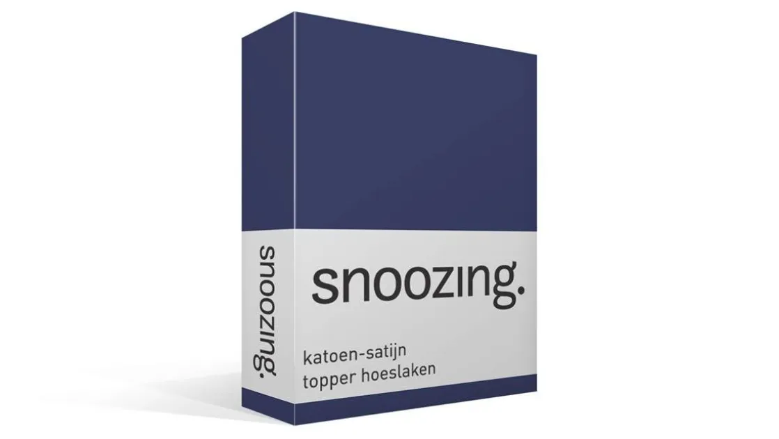 katoen-satijn topper hoeslaken