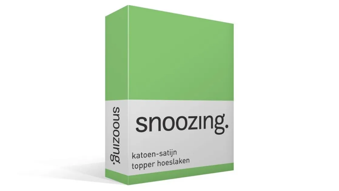 katoen-satijn topper hoeslaken