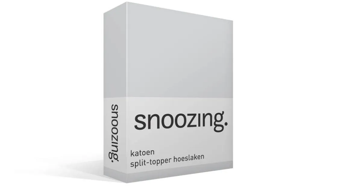 katoen split-topper hoeslaken