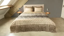 Knitted Wool flanel dekbedovertrek