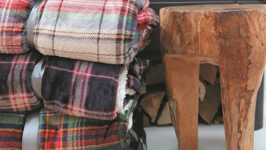 Larsson fleece plaid