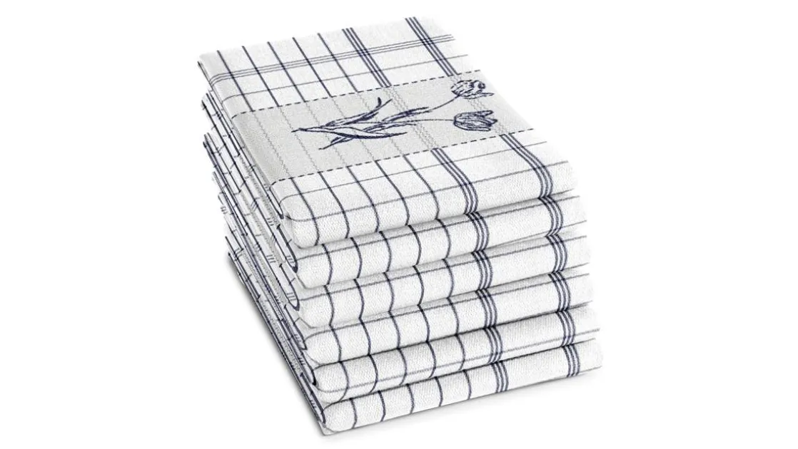 Lisse theedoek (set van 6)