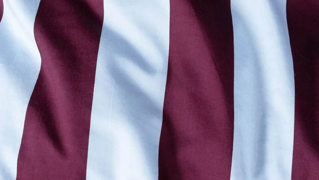 Minte Stripe dekbedovertrek