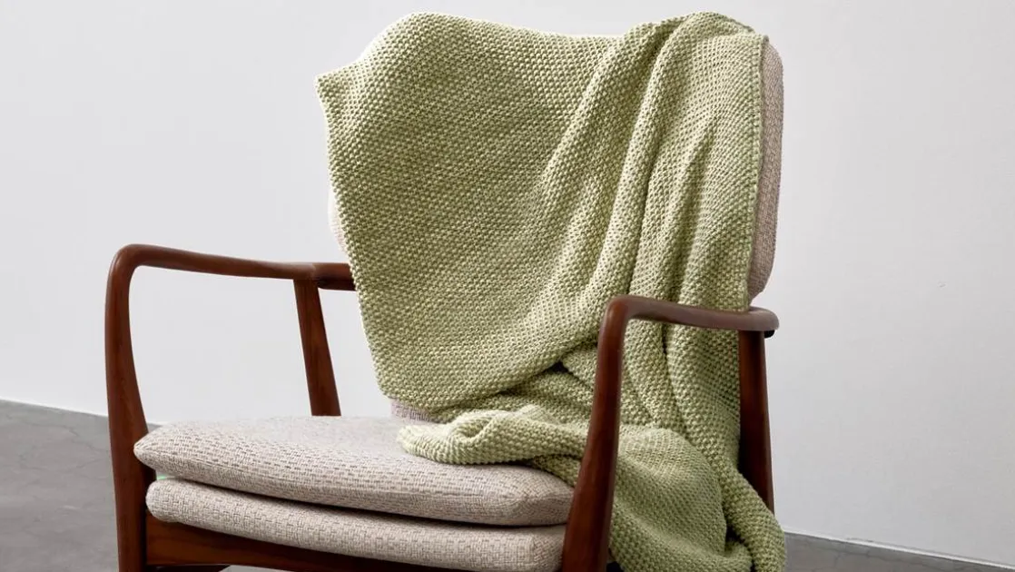Nordic Knit Melange plaid