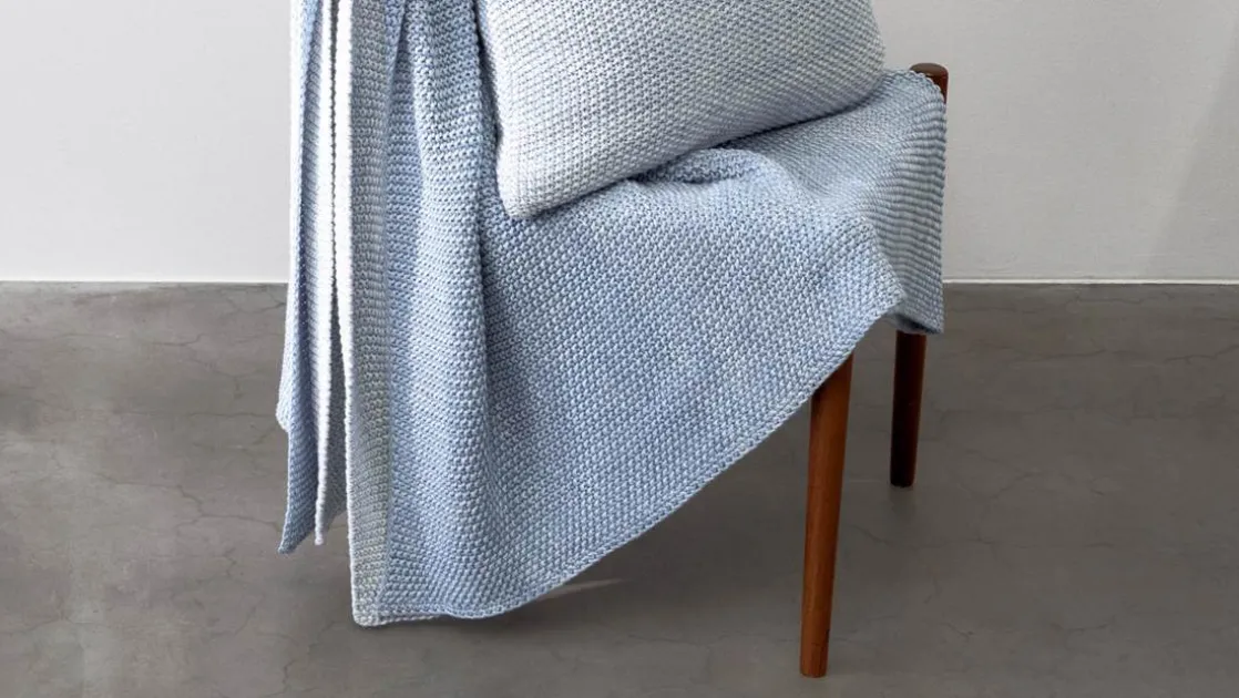 Nordic Knit Melange plaid
