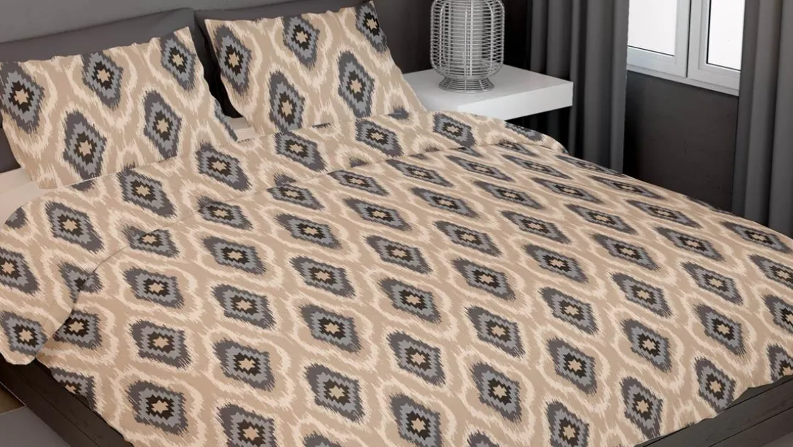 Ottoman flanel dekbedovertrek