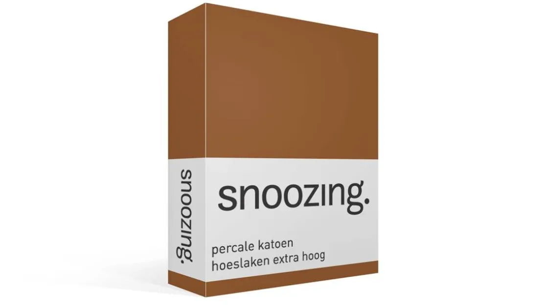 percale katoen hoeslaken extra hoog