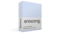 percale katoen hoeslaken extra hoog