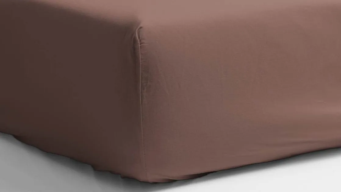 percale katoen hoeslaken extra hoog
