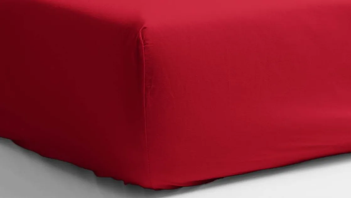 percale katoen hoeslaken extra hoog