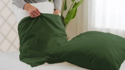 percale katoen kussenslopen (set van 2)
