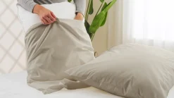 percale katoen kussenslopen (set van 2)