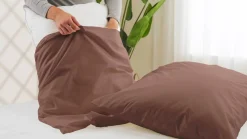percale katoen kussenslopen (set van 2)