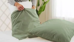 percale katoen kussenslopen (set van 2)