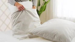 percale katoen kussenslopen (set van 2)