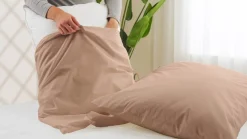 percale katoen kussenslopen (set van 2)