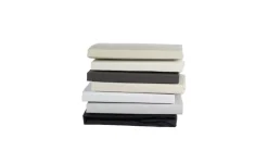 percale katoen split-topper hoeslaken