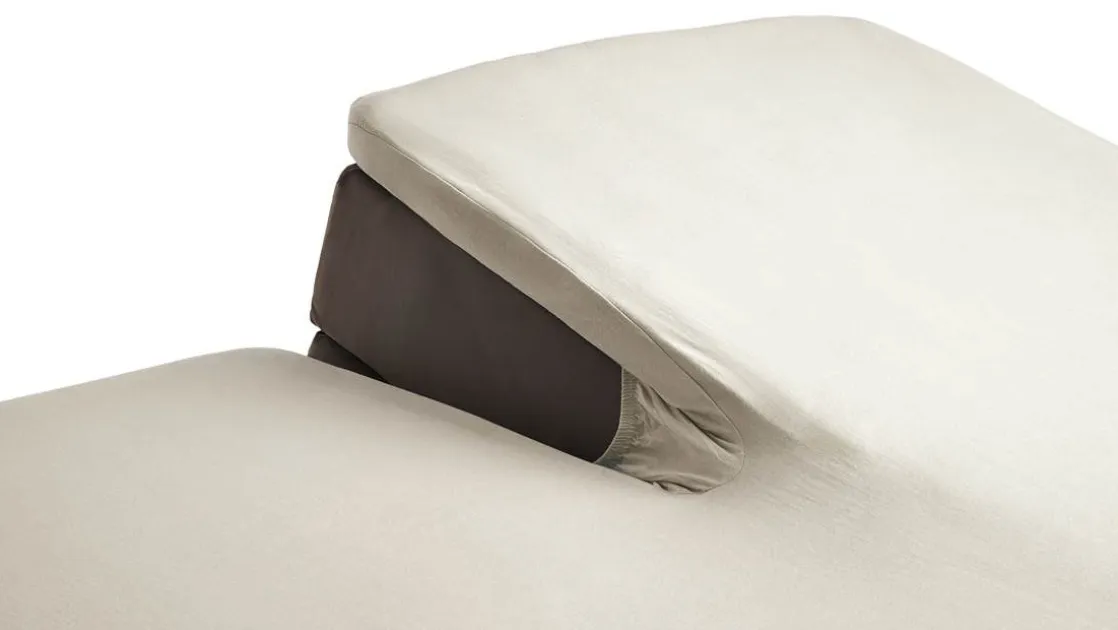 percale katoen split-topper hoeslaken